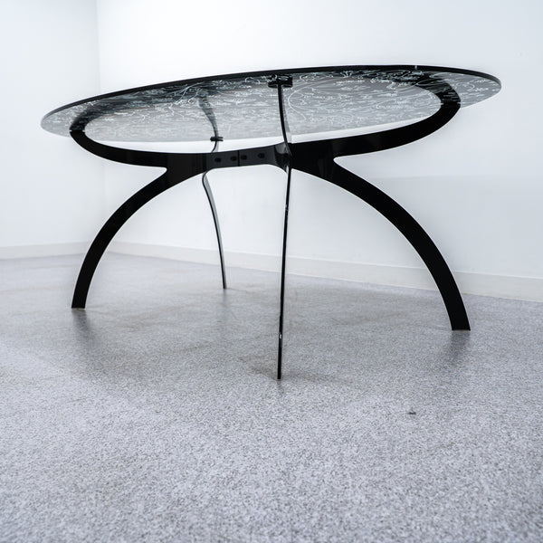 MOROSO / GLASS OVALTABLE