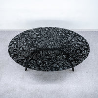 MOROSO / GLASS OVAL TABLE / モローゾ