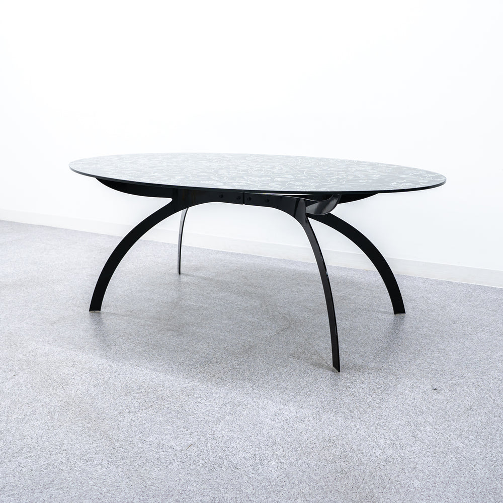 MOROSO / GLASS OVAL TABLE / モローゾ