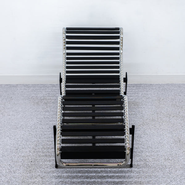 Cassina / 4 CHAISE LONGUE À RÉGLAGE CONTINU, DURABLE