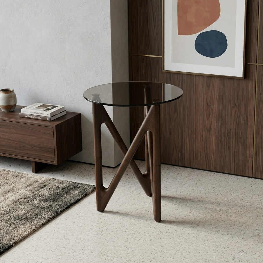 【展示品】ZUIVER / Side Table Naia Walnut / ザイヴァー