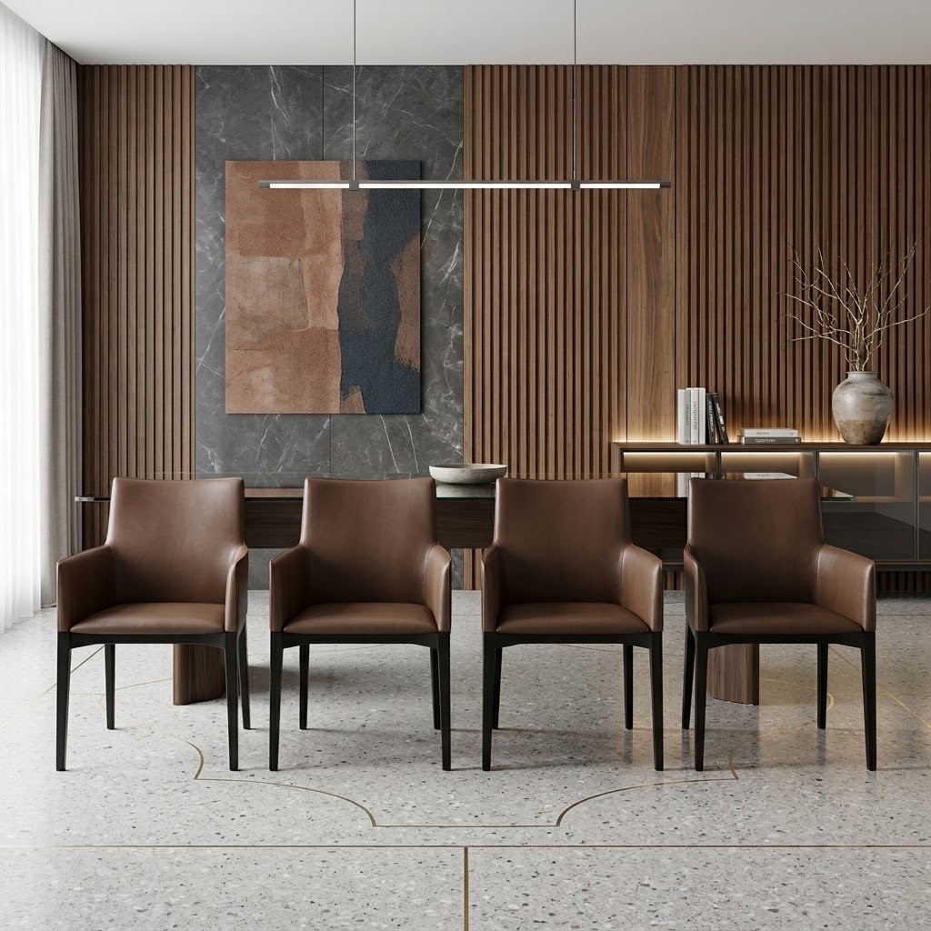 Cassina ixc. / LINE Armchair 4脚セット /カッシーナ・イクスシー
