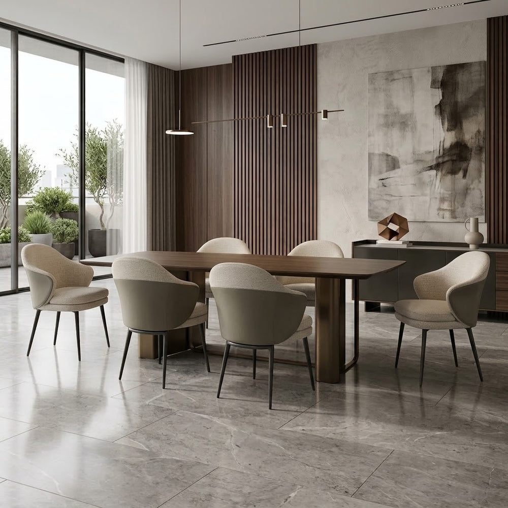 Minotti / WEDGE dining chiar 6脚セット / ミノッティ