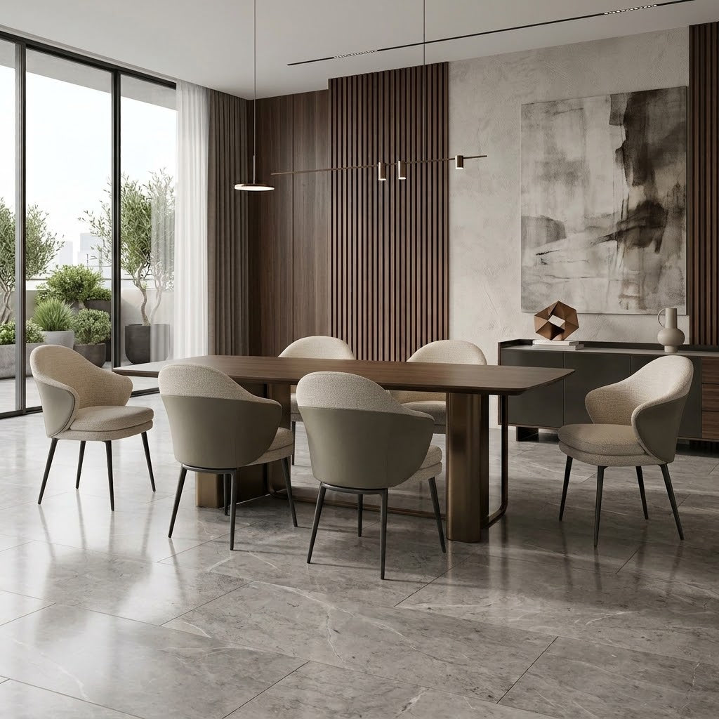 Minotti / WEDGE dining chiar 6脚セット / ミノッティ