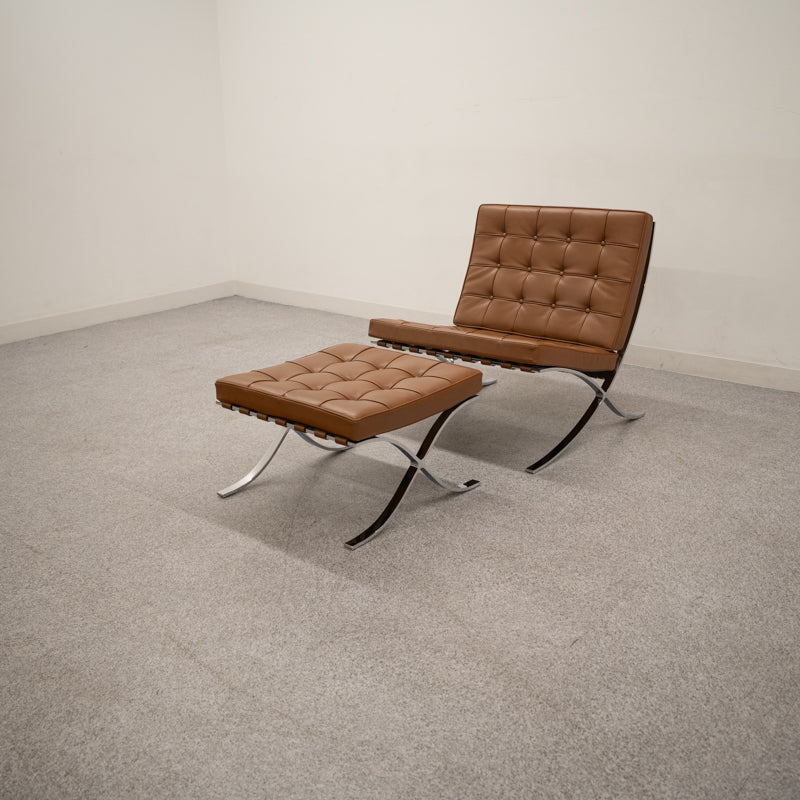 【展示品】Knoll / Barcelona Chair Ottoman セット / ノル