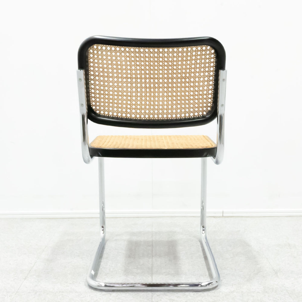 Knoll / Cesca Chair Armless Black beach