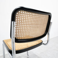 Knoll / Cesca Chair Armless Black beach